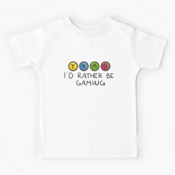 I’d Rather be Gaming - Xbox Kids T-Shirt