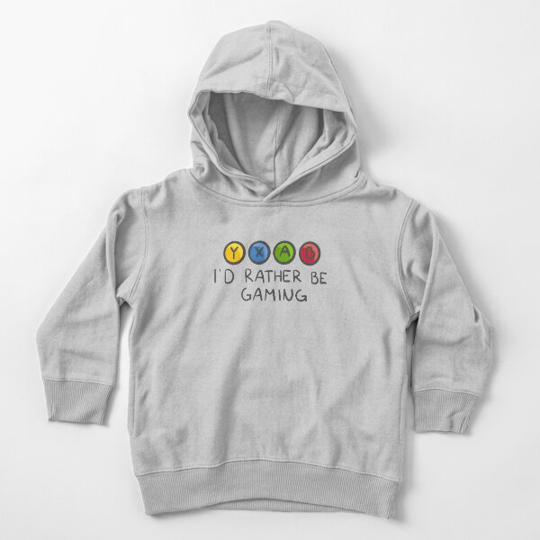 I’d Rather be Gaming - Xbox Toddler Pullover Hoodie