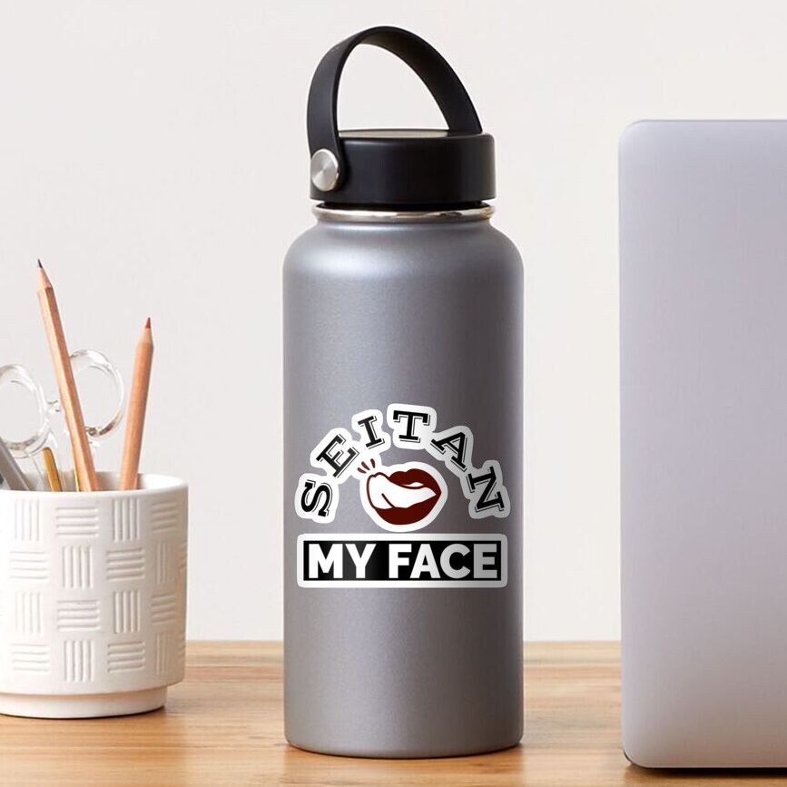 Seitan My Face - Vegan Seitan Sticker