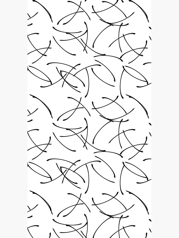 Minimalist Black and White Abstract Pattern by RootSquare