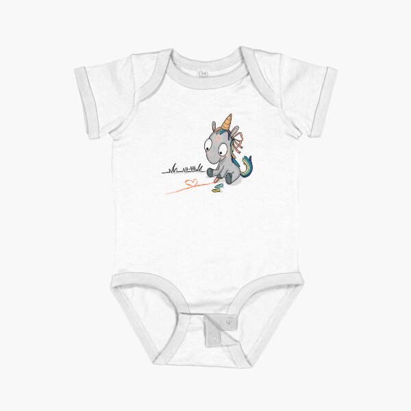 Uni-Pony No.1 Short Sleeve Baby One-Piece