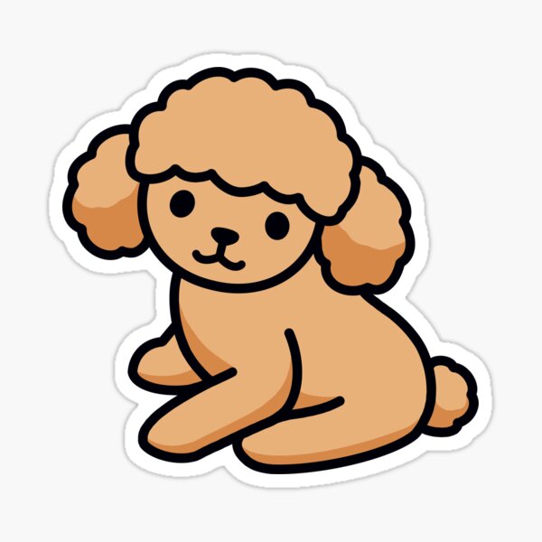 mini poodle cartoon