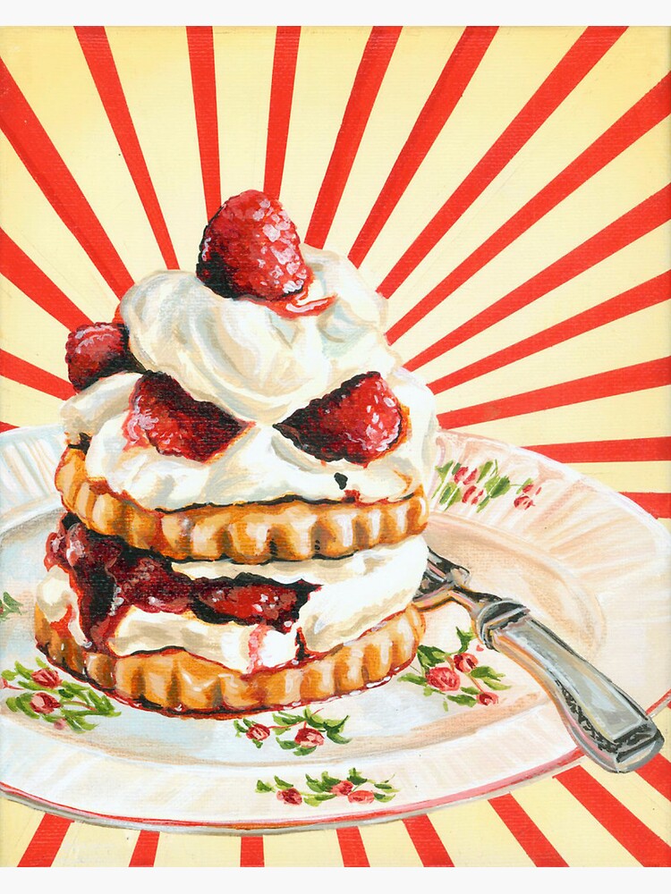 Thumbnail 2 of 2, Greeting Card, Raspberry Shortcake designed and sold by KellyGilleran.