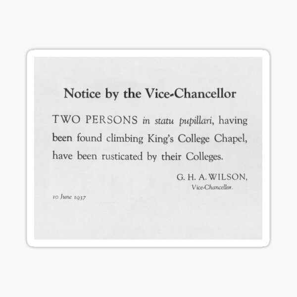 Rustication Sticker
