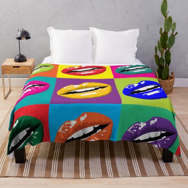 Item preview, Mouth Lips Pop Wall Street Art designed and sold by designsnmore.