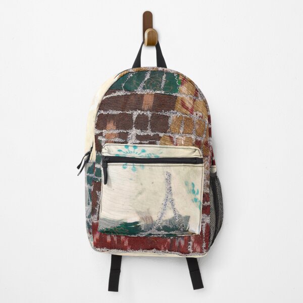 Item preview, India Memories - Fabric collage dome landscape print designed and sold by kina lakhani.