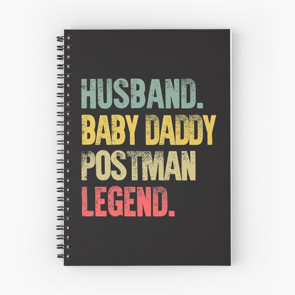 Item preview, Funny Men Vintage T Shirt Husband Baby Daddy Postman Legend designed and sold by Bendthetrend.