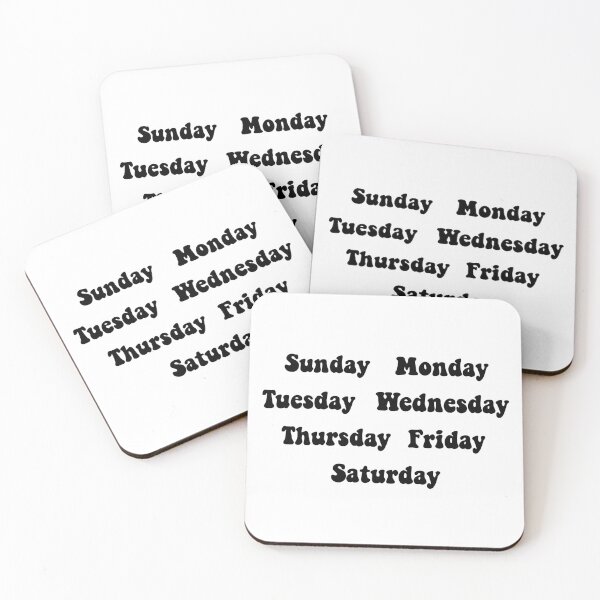 Item preview, Days of the Week designed and sold by amberlart.