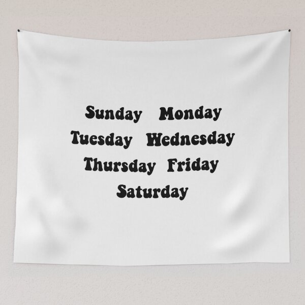 Item preview, Days of the Week designed and sold by amberlart.
