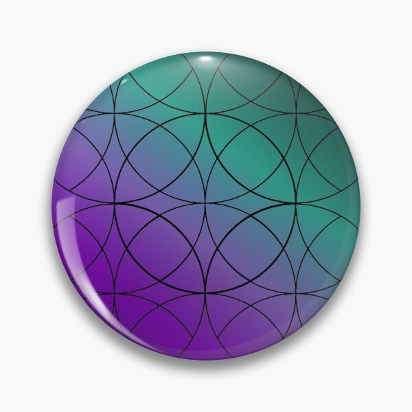 Item preview, Purple, Teal, and Black Mandala Design  designed and sold by mikaylawiser.