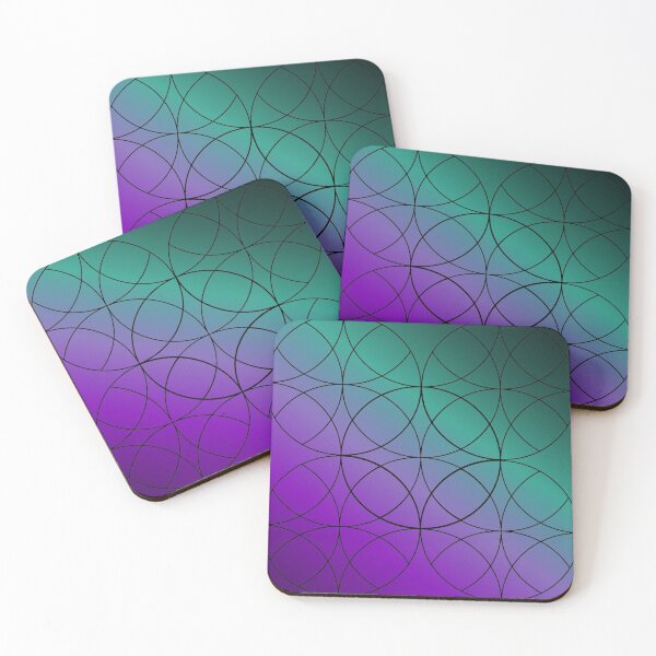 Item preview, Purple, Teal, and Black Mandala Design  designed and sold by mikaylawiser.