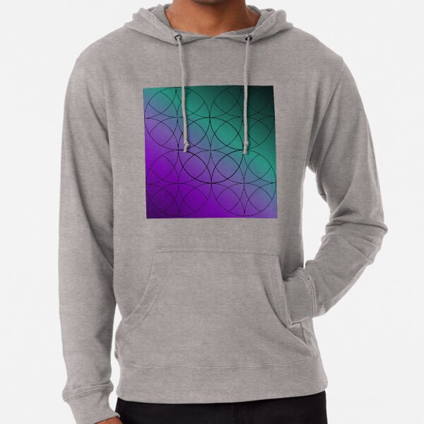 Purple and teal hoodie on sale