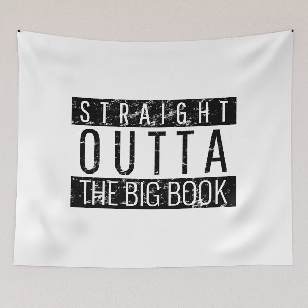Item preview, Straight Outta The Big Book - distressed grunge effect designed and sold by JodyzDesigns.