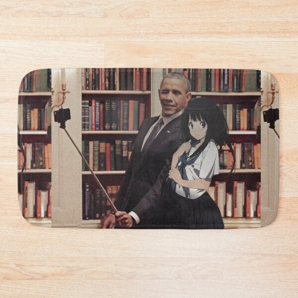 Item preview, Obama and his best friend Eru Chitanda designed and sold by Gangstas with Waifus.