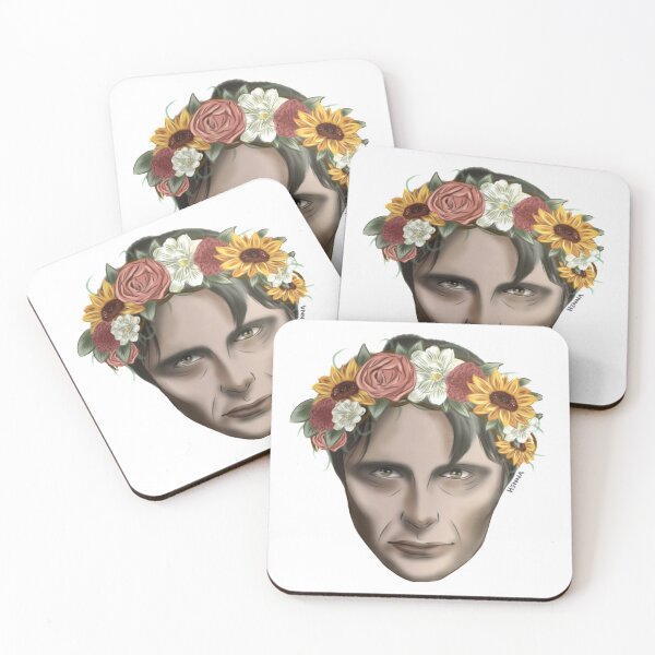 Item preview, Mads Mikkelsen - Hannibal Lecter - Corona de flores designed and sold by Henna805.