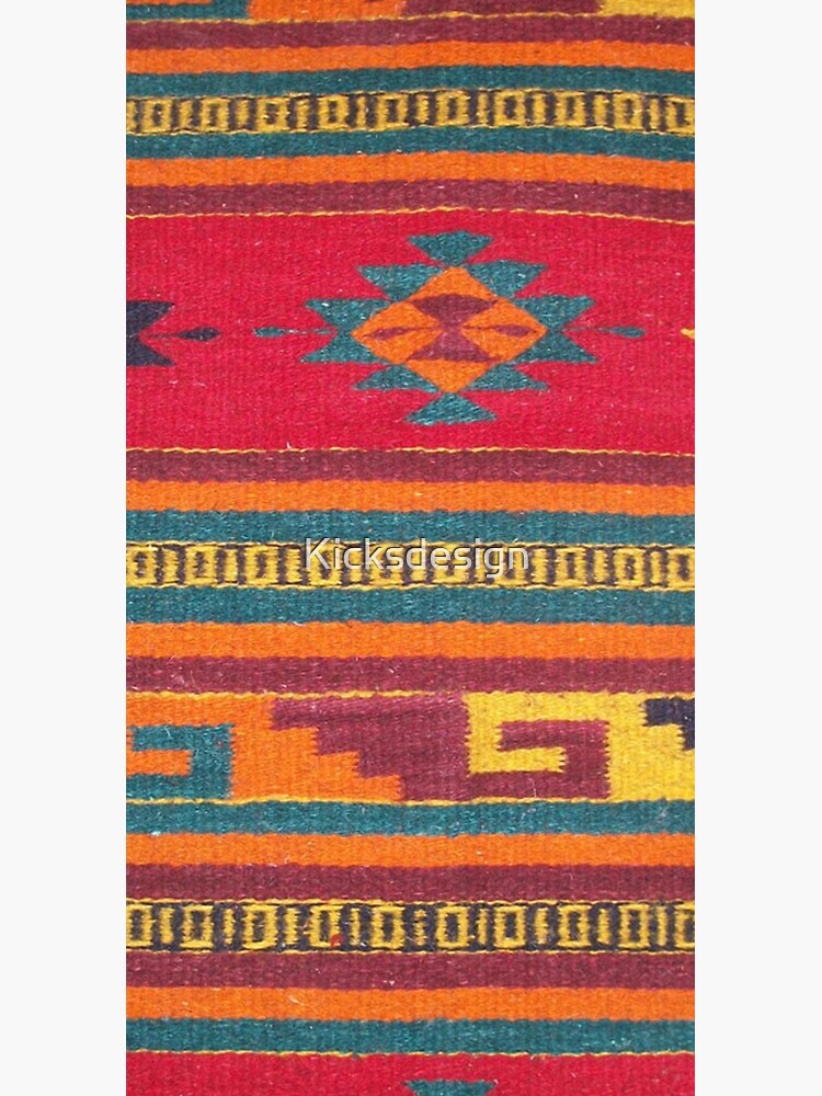 Colorful red Aztec Pattern by Kicksdesign