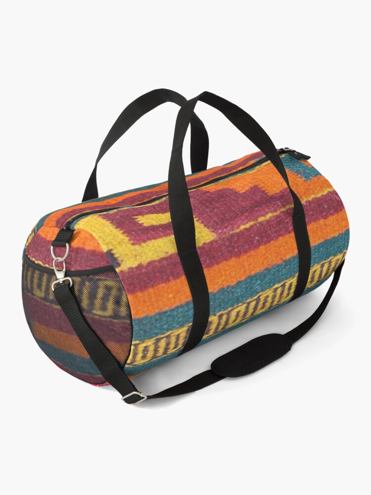 Alternate view of Colorful red Aztec Pattern Duffle Bag
