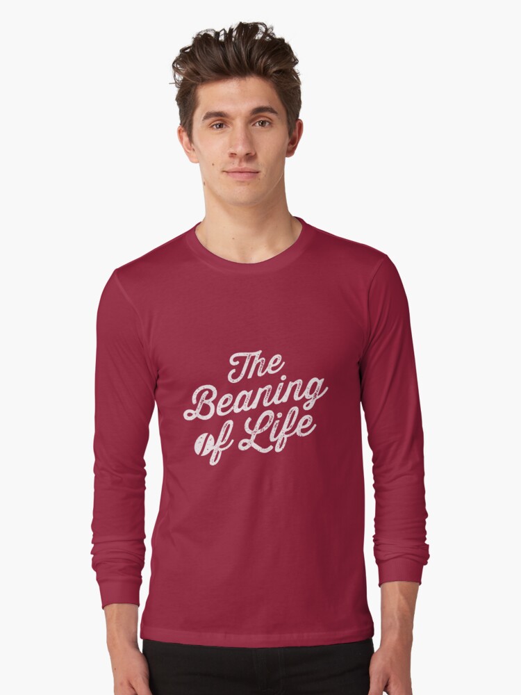 Thumbnail 1 of 5, Long Sleeve T-Shirt, The Beaning of Life designed and sold by oskardahlbom.