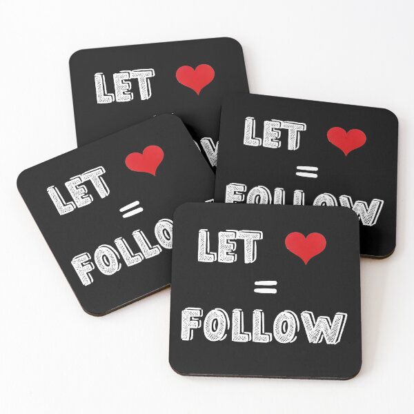 Item preview, LET LOVE = FOLLOW designed and sold by LokmaneBrahimi.