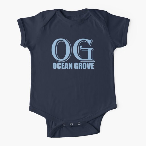 Ocean Grove NJ Short Sleeve Baby One-Piece