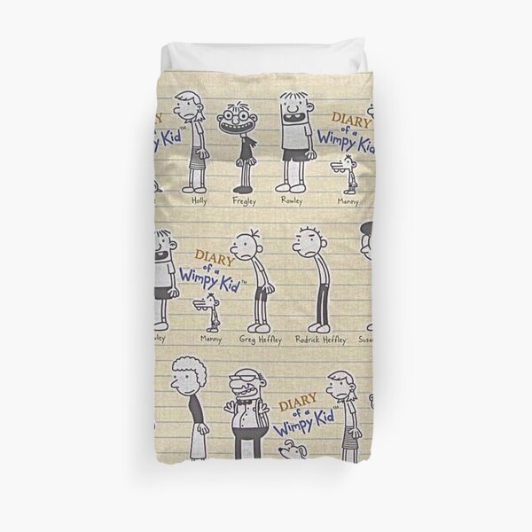 Diary of a wimpy kid (cast) Duvet Cover