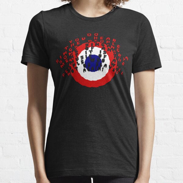 Do you hear the people sing? /bigger artwork/red text/ Essential T-Shirt
