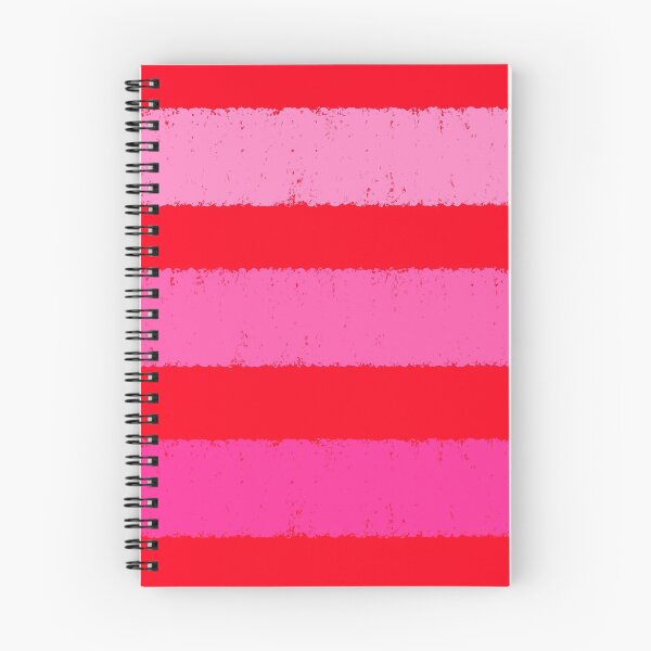 Item preview, Wide Pink and Red Stripes Clashing Colours  designed and sold by OneThreeSix.