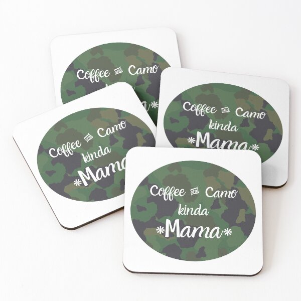 Item preview, Coffee and Camo Kinda Mama designed and sold by LLBee.