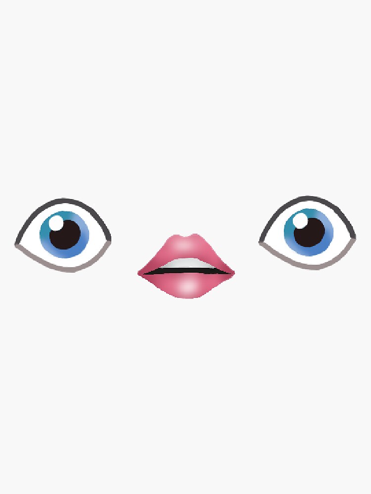 "Eyes and Lips Emoji Sticker" Sticker for Sale by cass077 Redbubble