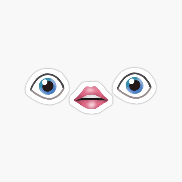 "Eyes and Lips Emoji Sticker" Sticker for Sale by cass077 Redbubble