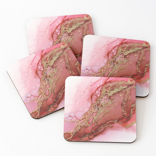 Item preview, Red Gold Dragon Scales Abstract Ink Part 2 designed and sold by Olga Shvartsur.