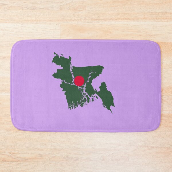 Item preview, BANGLADESH country flag map colourfull  designed and sold by rashadat.