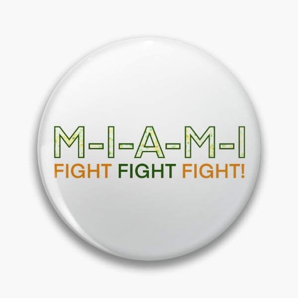 Item preview, Miami splatter paint fight song designed and sold by CanesGirl.