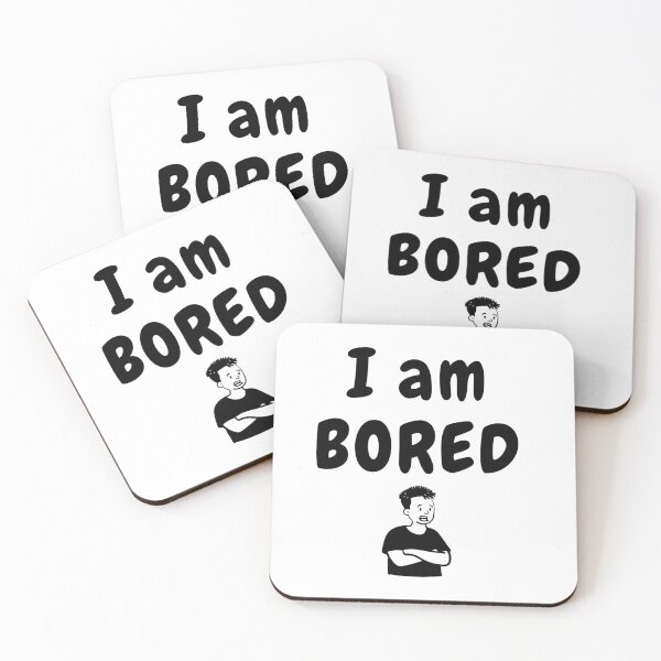 Item preview, i am bored funny  quote t shirt  designed and sold by HIPNOTIZAR  CRAFTS.
