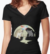 Nar Wars Women's Fitted V-Neck T-Shirt