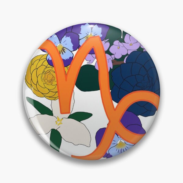 Item preview, Floral Capricorn designed and sold by FireyPanda.