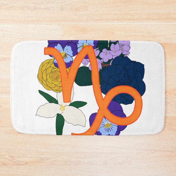 Item preview, Floral Capricorn designed and sold by FireyPanda.