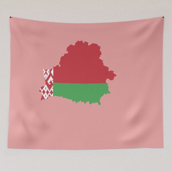 Item preview, BELARUS country flag map colourfull  designed and sold by rashadat.