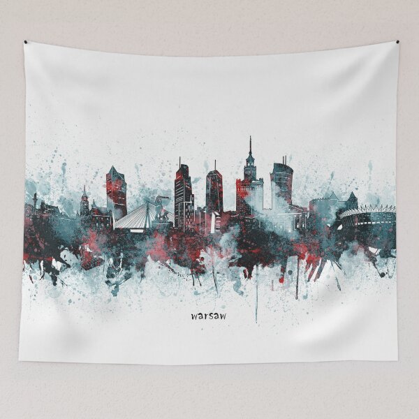 Item preview, warsaw skyline designed and sold by BekimART2.