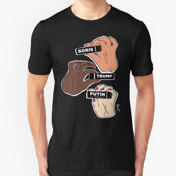 Sashay Away Boris, Trump & Putin Slim Fit T-Shirt