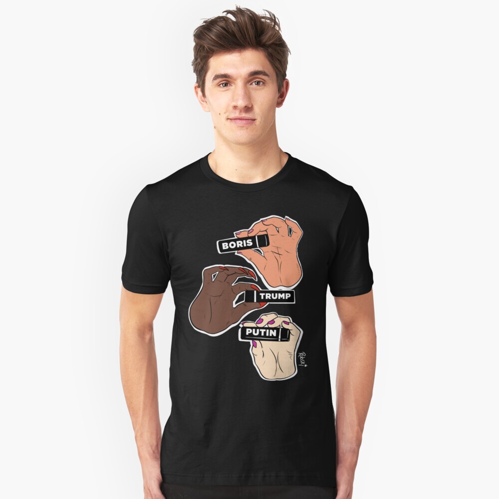 Sashay Away Boris, Trump & Putin Slim Fit T-Shirt