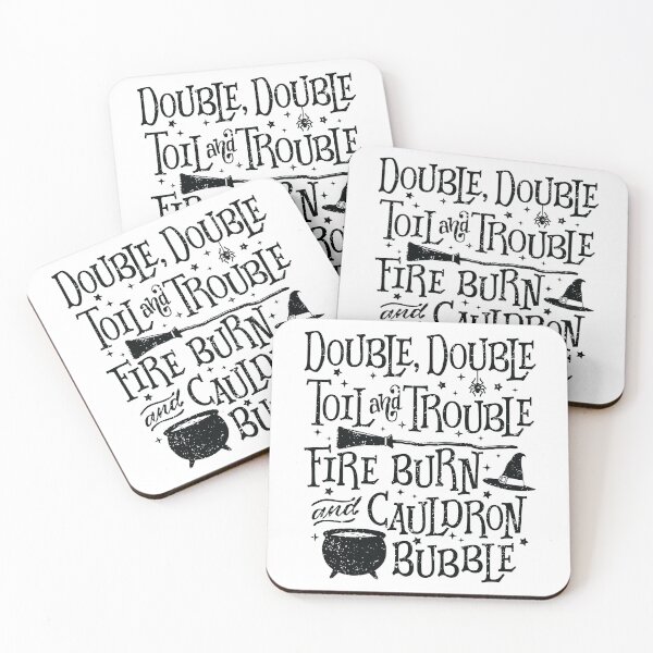Item preview, Double Double Toil and Trouble designed and sold by CompassandCrate.