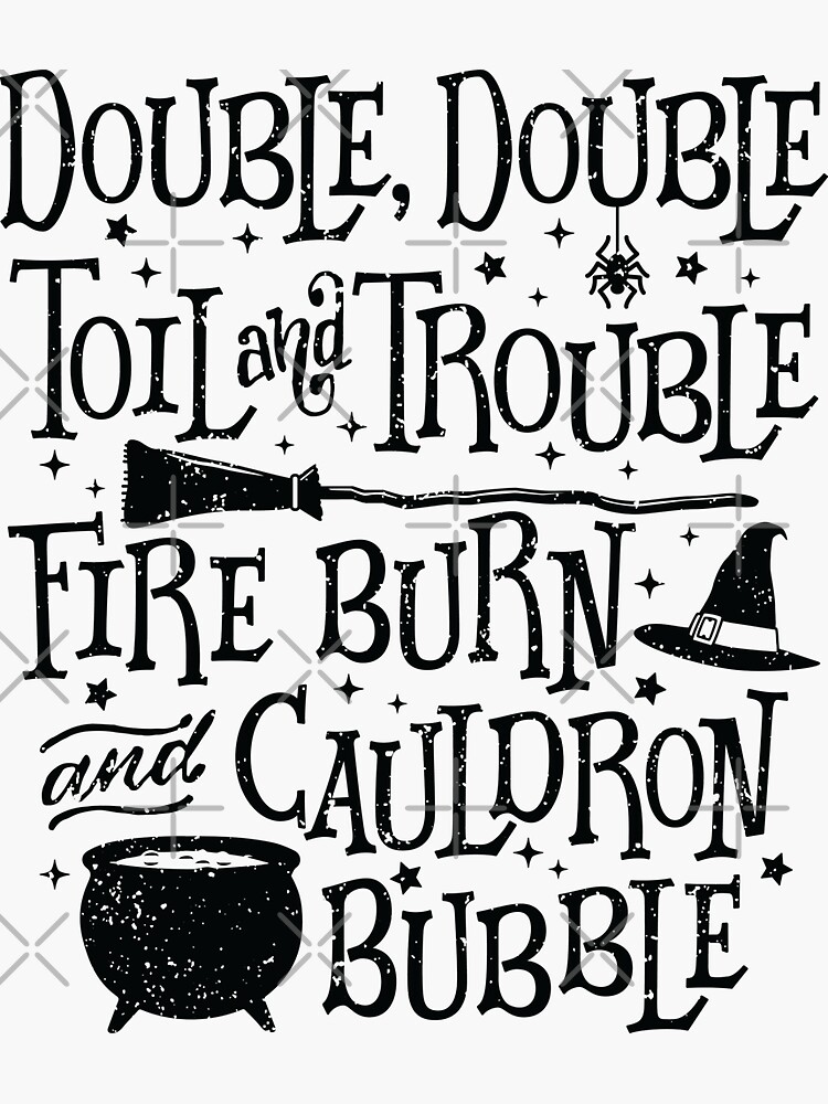 double, double, toil and trouble  Photographic Print for Sale by