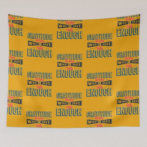 Item preview, gratitude turns what we have into enough  shirt designed and sold by mashaallah1993.
