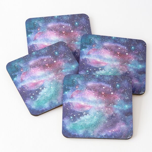 Item preview, Watercolor Space clouds & stars designed and sold by MindMirror.