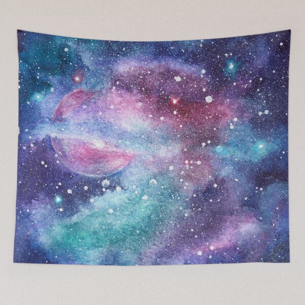 Item preview, Watercolor Space clouds & stars designed and sold by MindMirror.