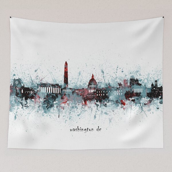 Item preview, washington dc skyline designed and sold by BekimART2.