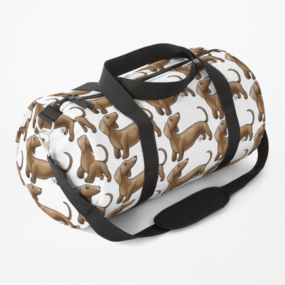Smooth Coat Dachshund - Brown Duffle Bag