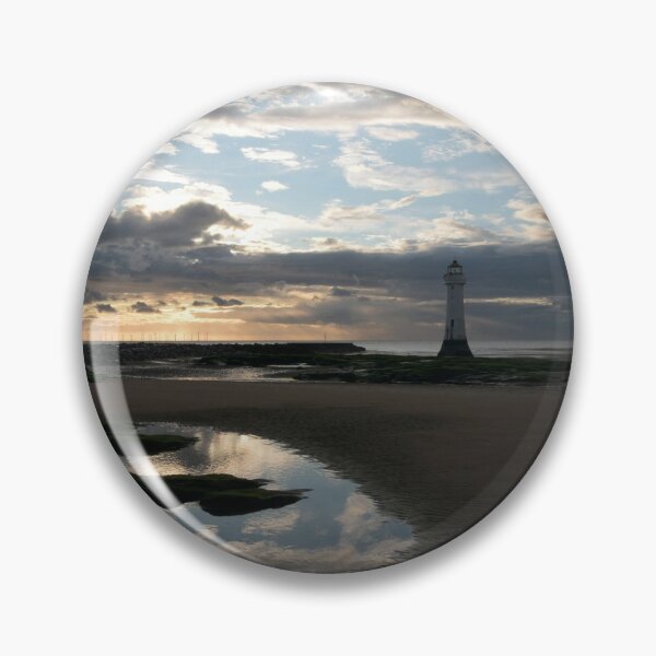 Item preview, Evening Sunset over New Brighton Lighthouse,Wirral,Merseyside.England designed and sold by ALEXANDER  STEPHEN PEMBERTON.