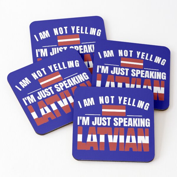 Item preview, Latvija I'm Not Yelling I'm Latvian Flag T Shirt Merch designed and sold by PRINTS2HOT.